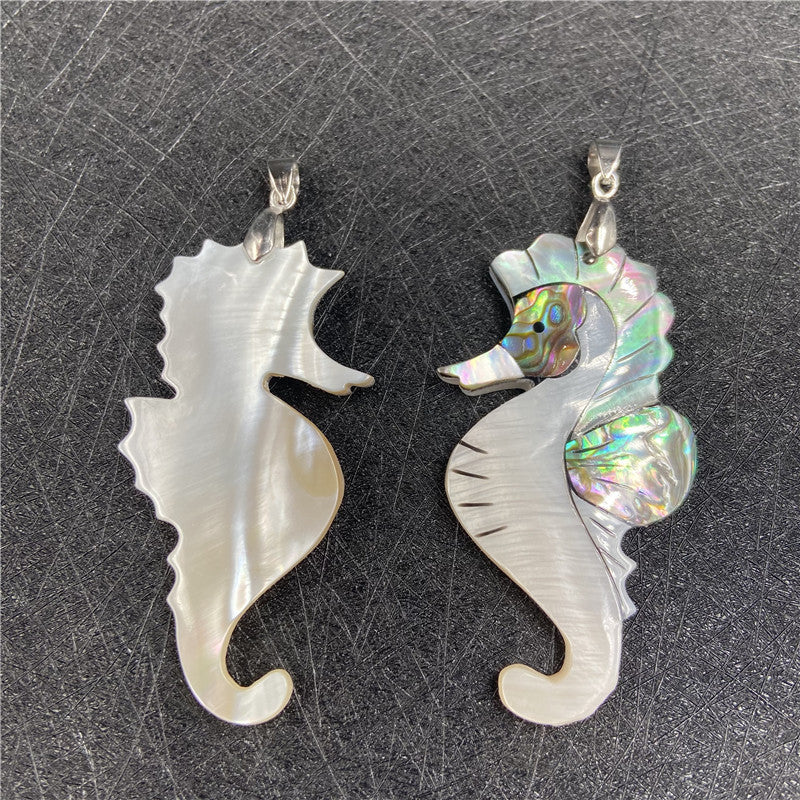Shell Dolphin Pendant Necklace